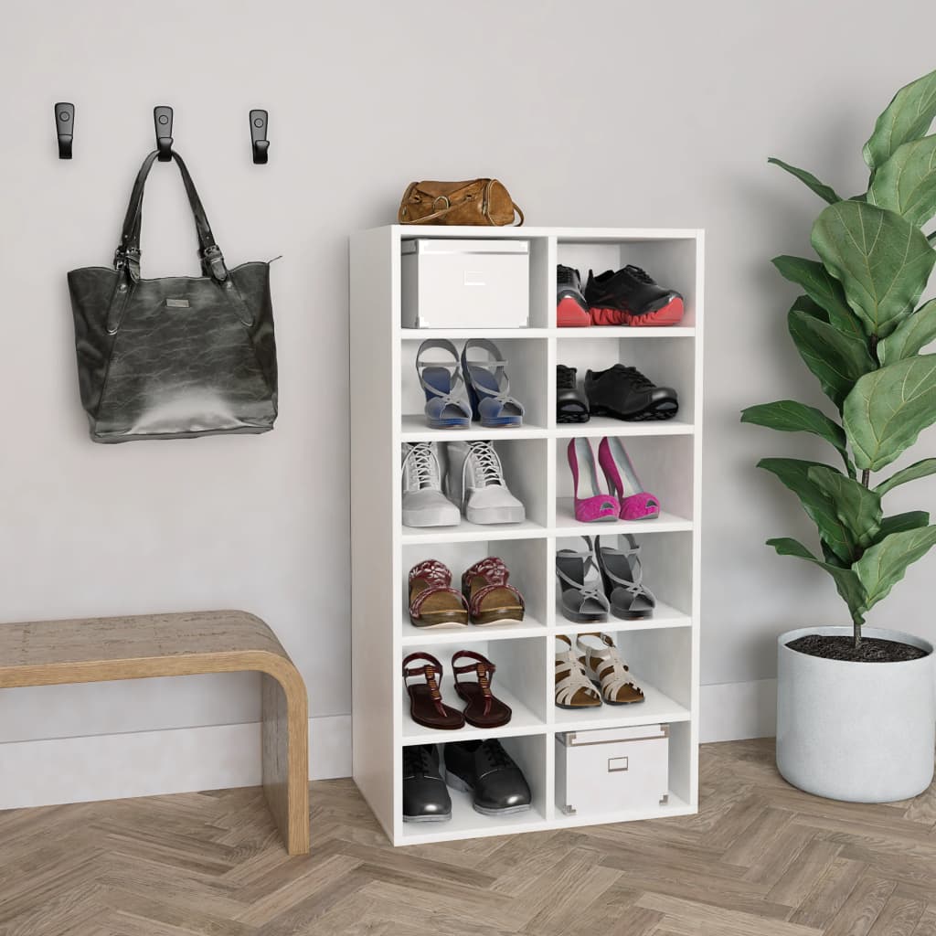 Shoe Rack 54X34X100.5 Cm Engineered Wood