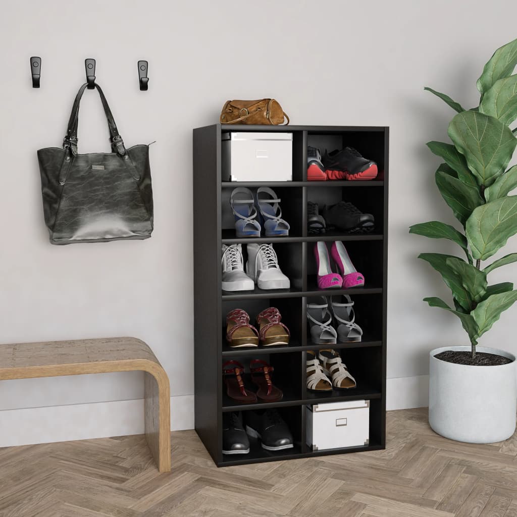 Shoe Rack 54X34X100.5 Cm Engineered Wood