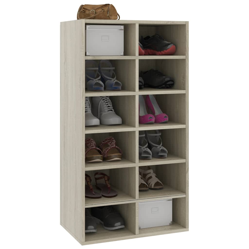 Shoe Rack 54X34X100.5 Cm Engineered Wood