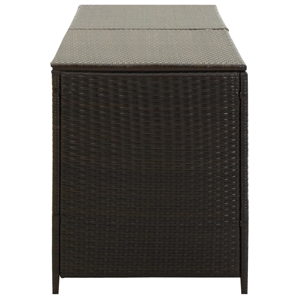 Garden Storage Box Poly Rattan