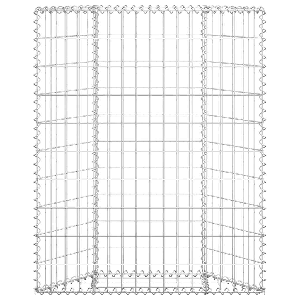Trapezium Gabion Raised Bed Galvanised Steel