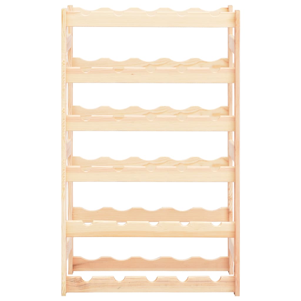 Wine Rack For 30 Bottles Pinewood