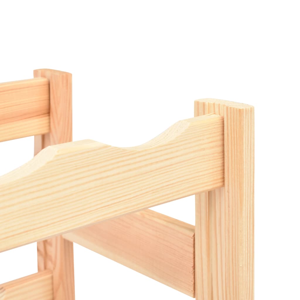 Wine Rack For 30 Bottles Pinewood