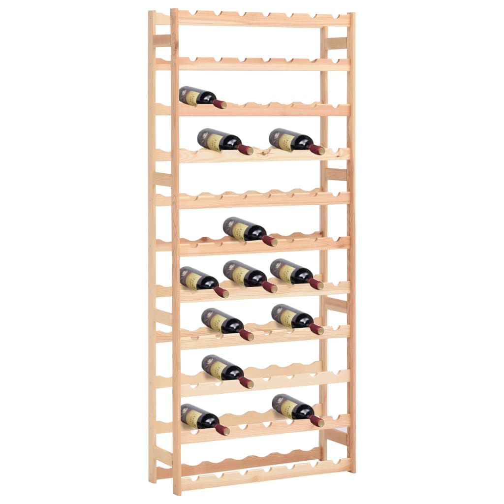 Wine Rack For 30 Bottles Pinewood