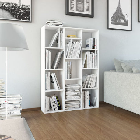 Room Divider/Book Cabinet 100X24X140 Cm Engineered Wood