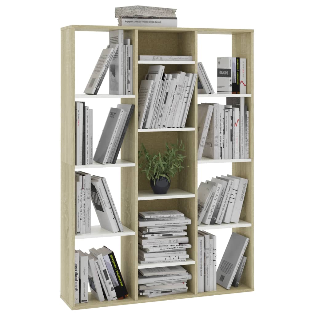 Room Divider/Book Cabinet 100X24X140 Cm Engineered Wood