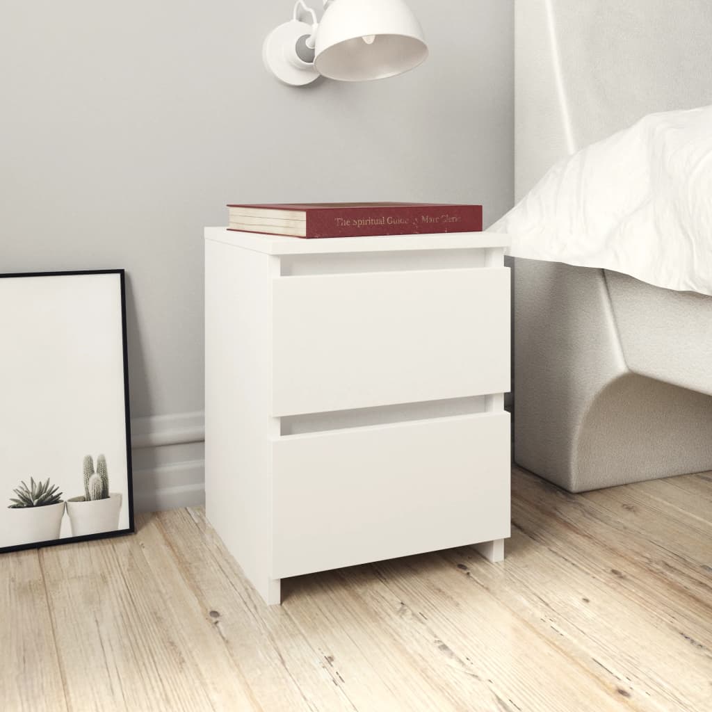 Bedside Cabinet 30X30X40 Cm Engineered Wood