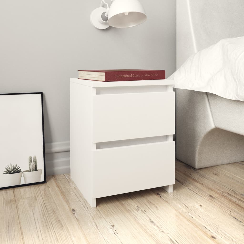 Bedside Cabinet 30X30X40 Cm Engineered Wood