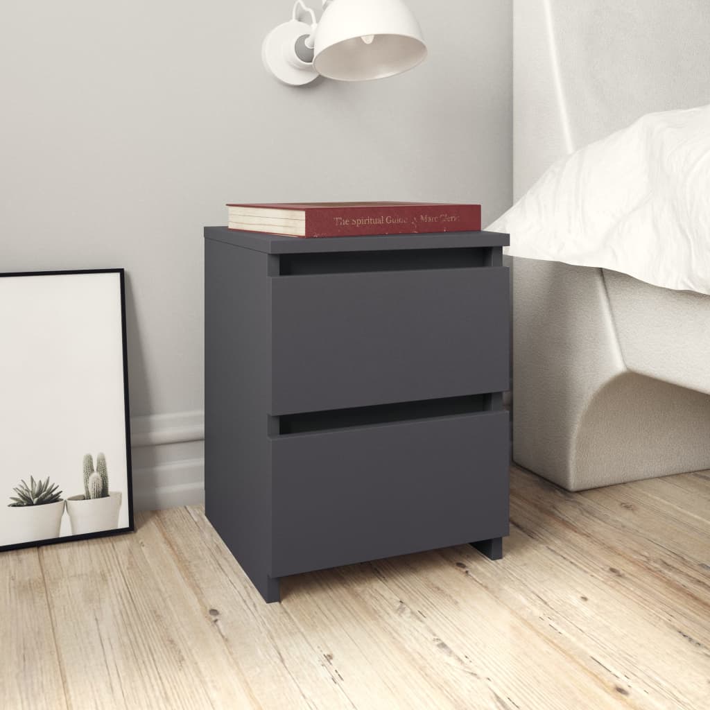 Bedside Cabinet 30X30X40 Cm Engineered Wood
