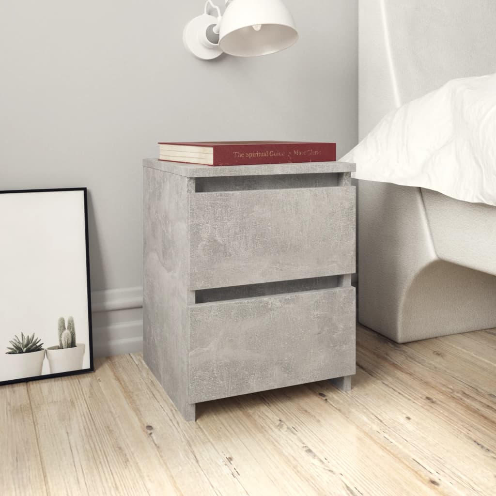 Bedside Cabinet 30X30X40 Cm Engineered Wood