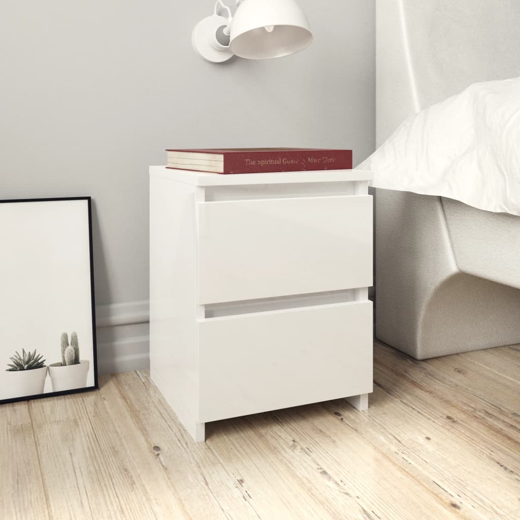 Bedside Cabinet 30X30X40 Cm Engineered Wood