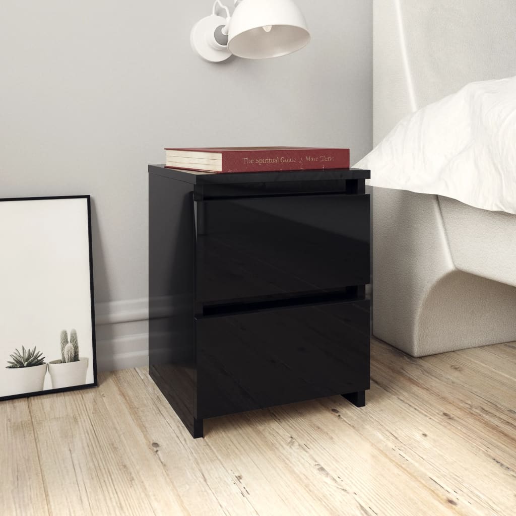 Bedside Cabinet 30X30X40 Cm Engineered Wood