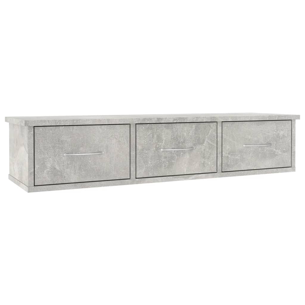 Wall-Mounted Drawer Shelf 88X26X18.5 Cm Engineered Wood