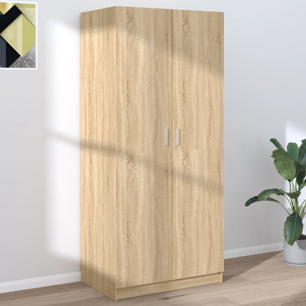 Wardrobe 80X52X180 Cm Engineered Wood