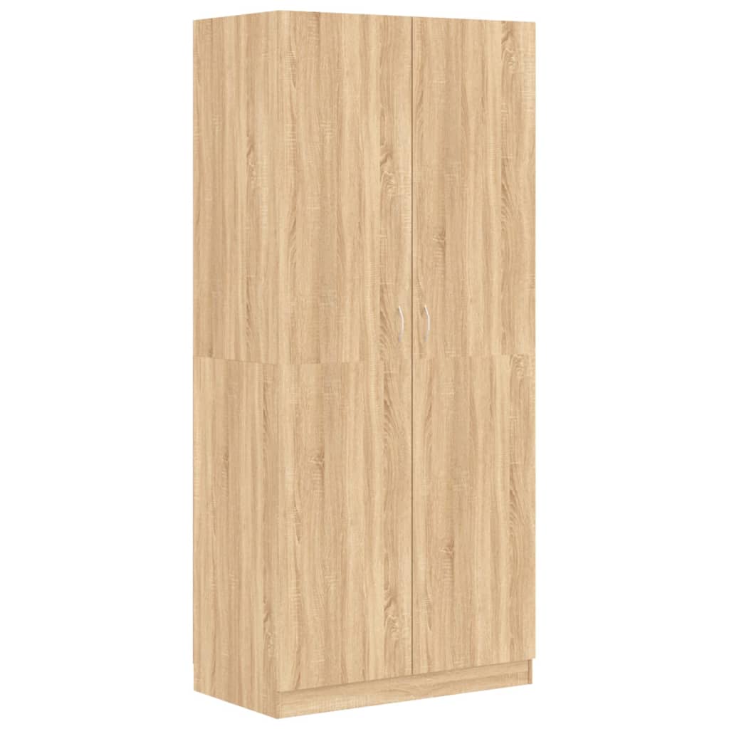 Wardrobe 90X52X200 Cm Engineered Wood