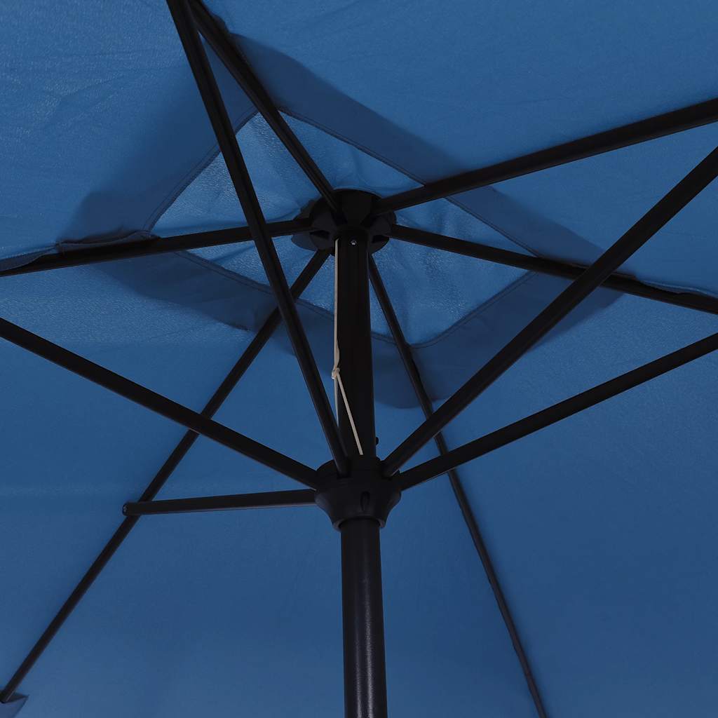 Garden Parasol With Metal Pole 300X200 Cm