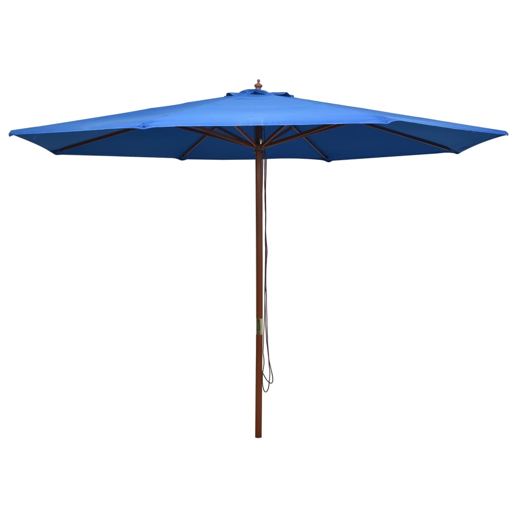 Garden Parasol With Wooden Pole 350 Cm