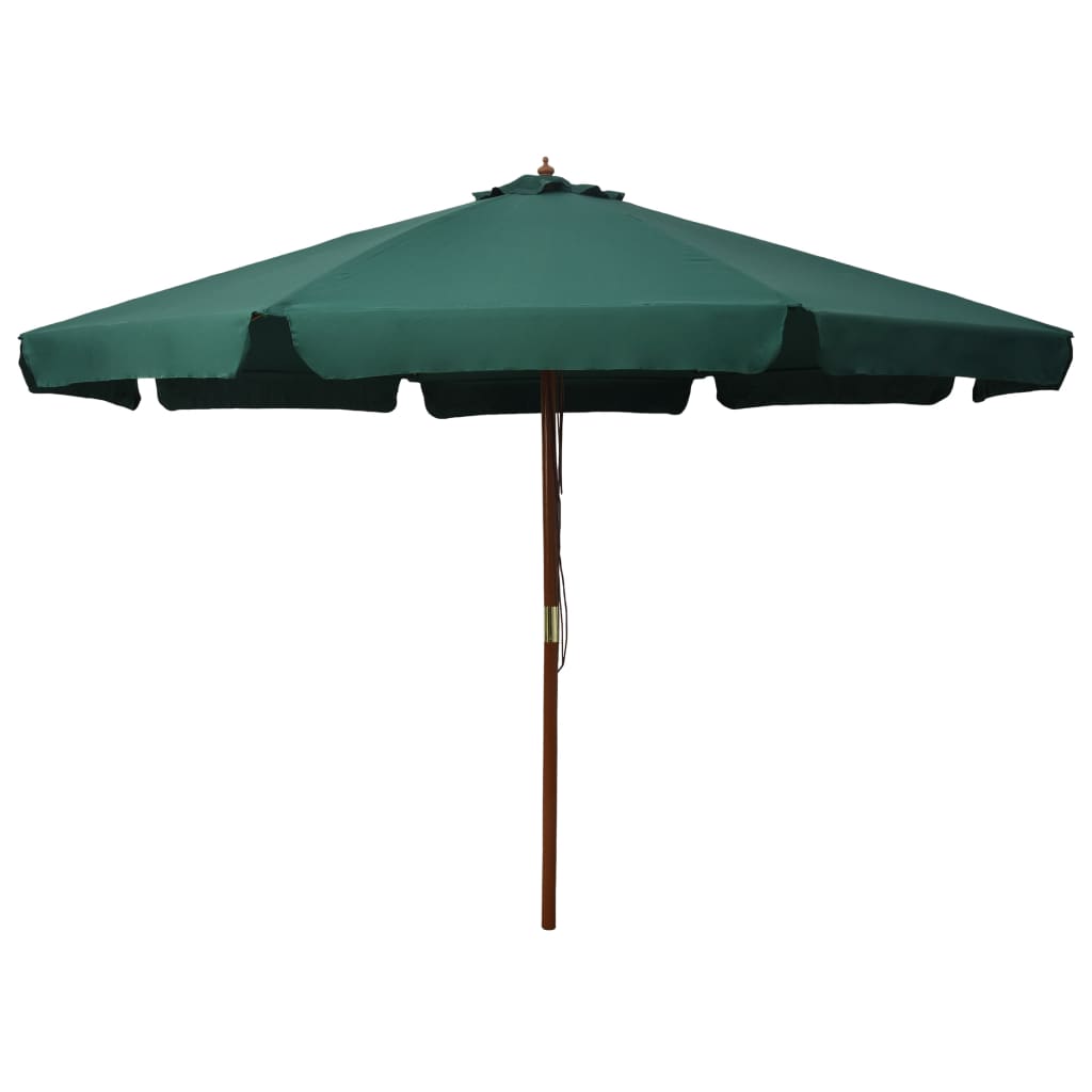 Garden Parasol With Wooden Pole 330 Cm
