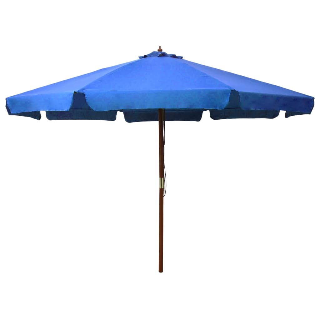 Garden Parasol With Wooden Pole 330 Cm
