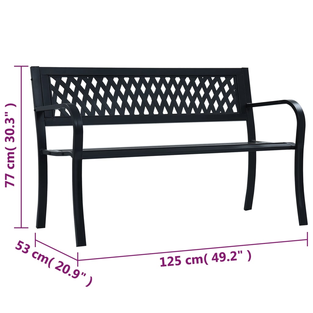 Garden Bench Steel