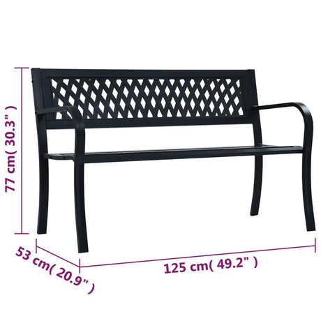 Garden Bench Steel