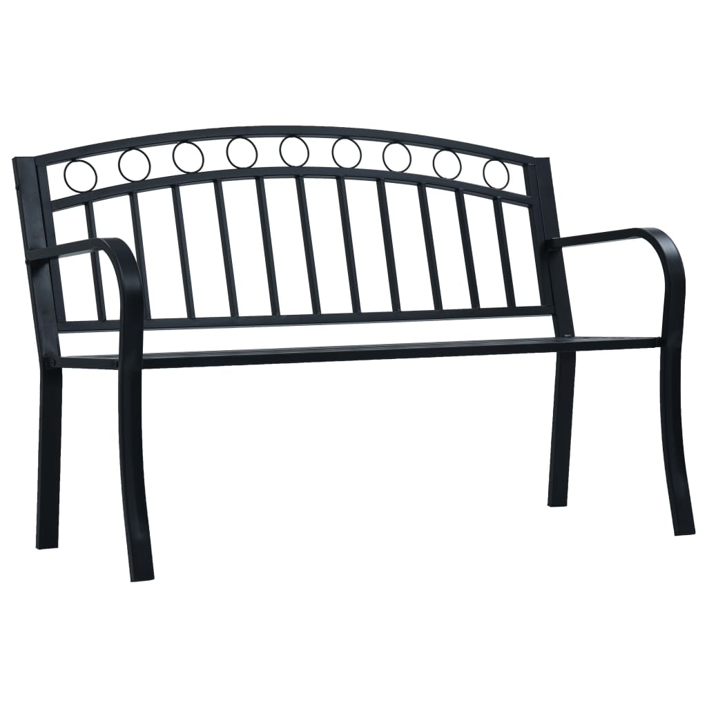 Garden Bench 125 Cm Steel