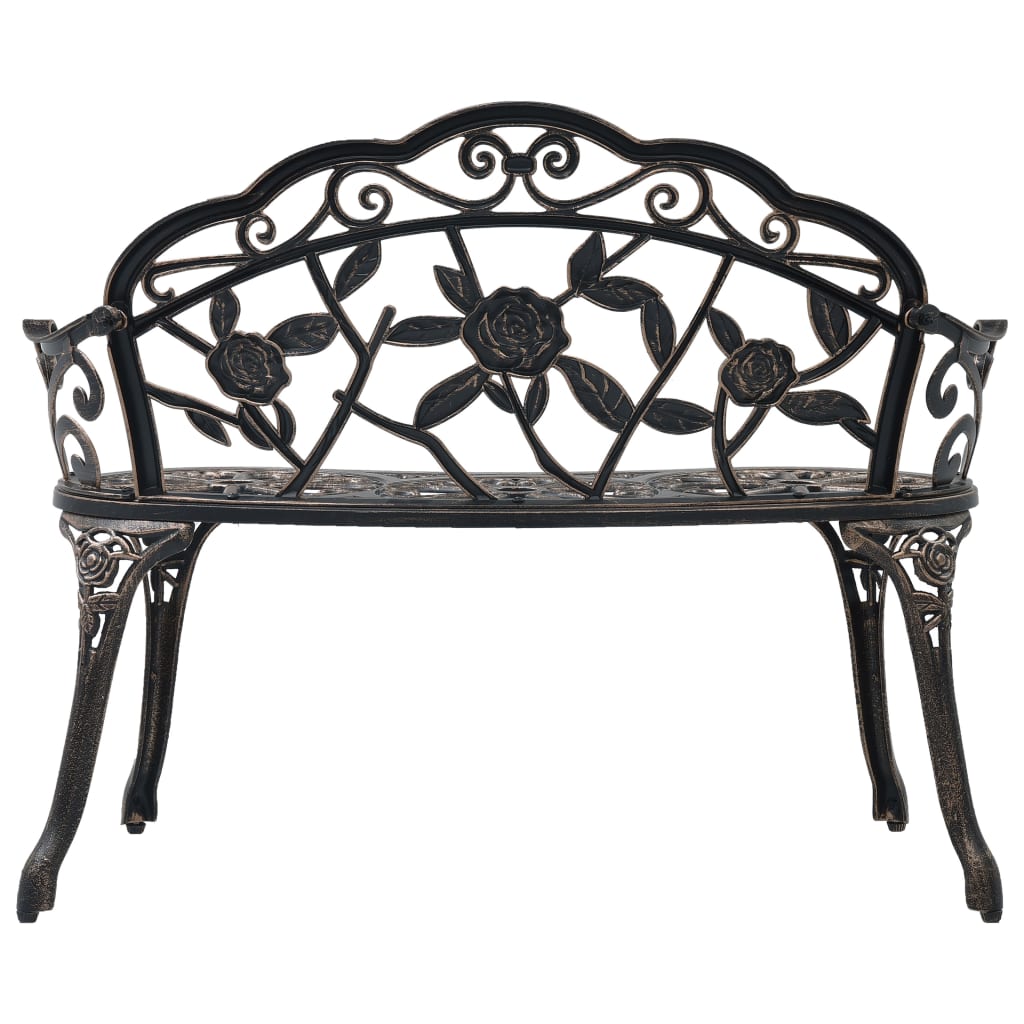 Bistro Bench 100Cm Cast Aluminium