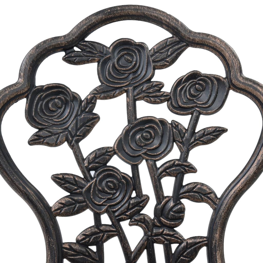 Bistro Chairs 2 Pcs Cast Aluminium