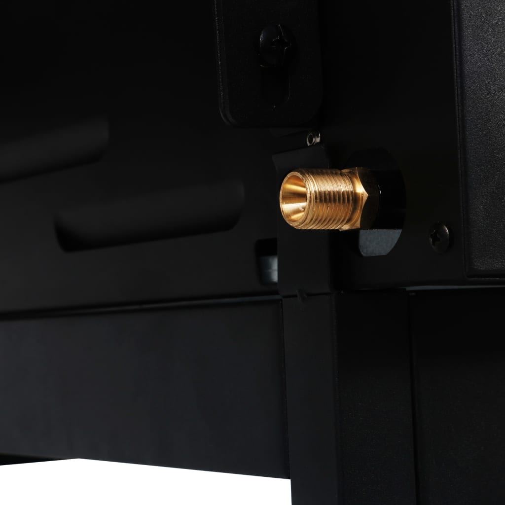 Gas Charcoal Combo Grill With 3 Burners