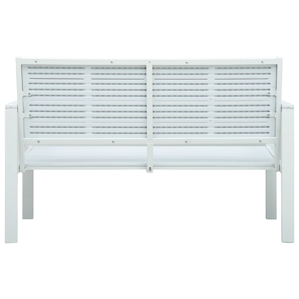 Garden Bench 120 Cm Hdpe Wood Look