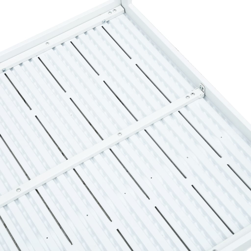 Coffee Table 78X78X74 Cm Hdpe Wood Look