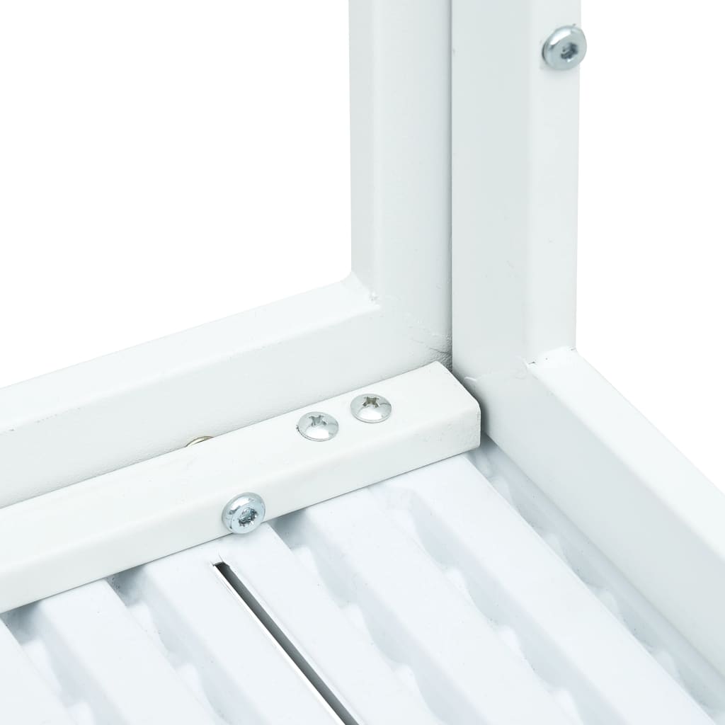 Coffee Table 78X78X74 Cm Hdpe Wood Look