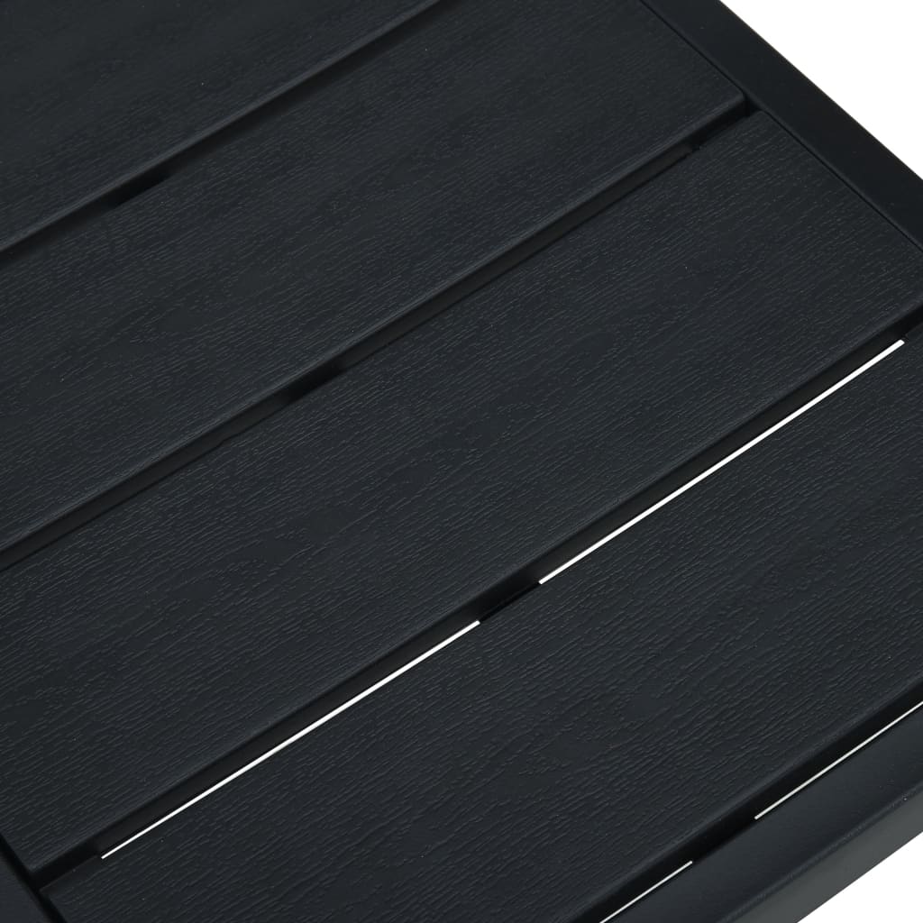 Garden Chairs 4 Pcs Hdpe Wood Look