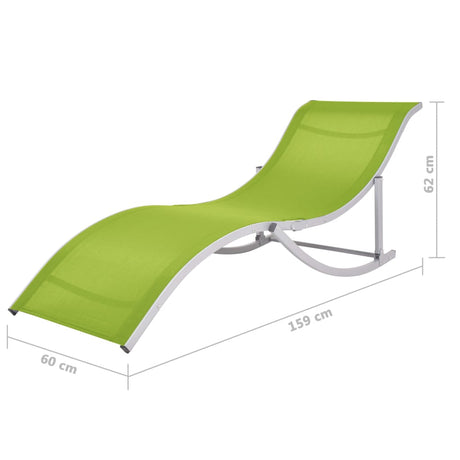 Folding Sun Loungers 2 Pcs Textilene