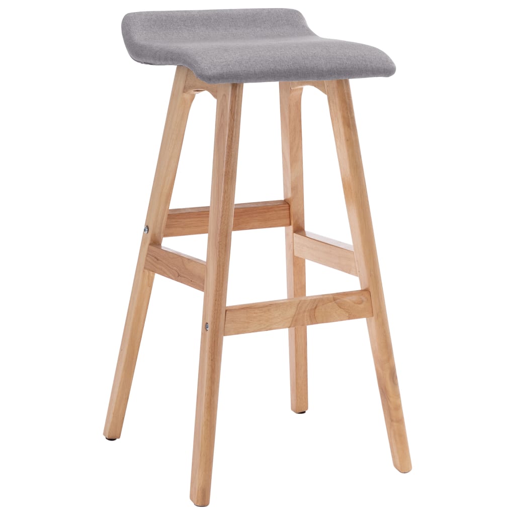 Bar Stool Taupe Fabric