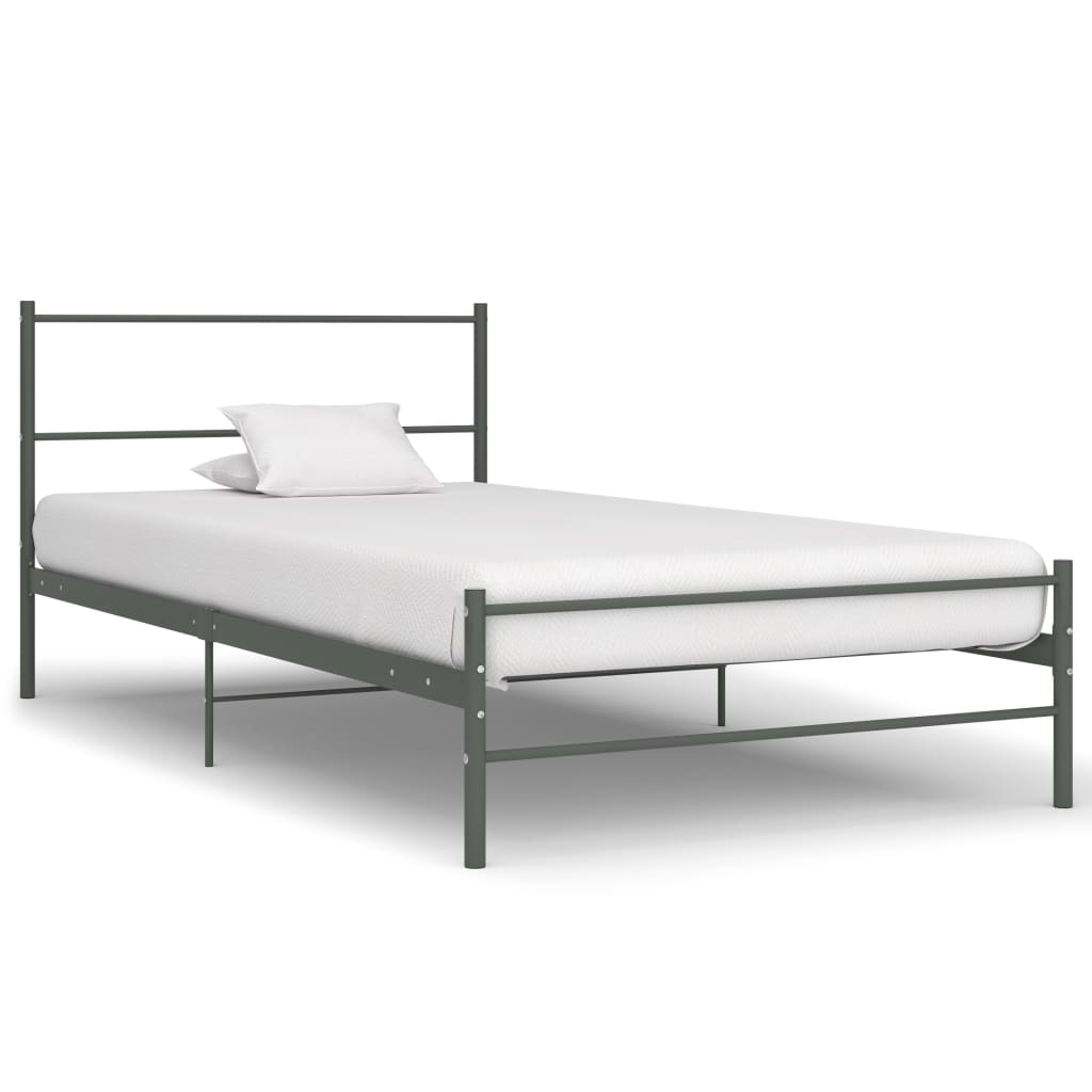 284694 Bed Frame Without Mattress Metal