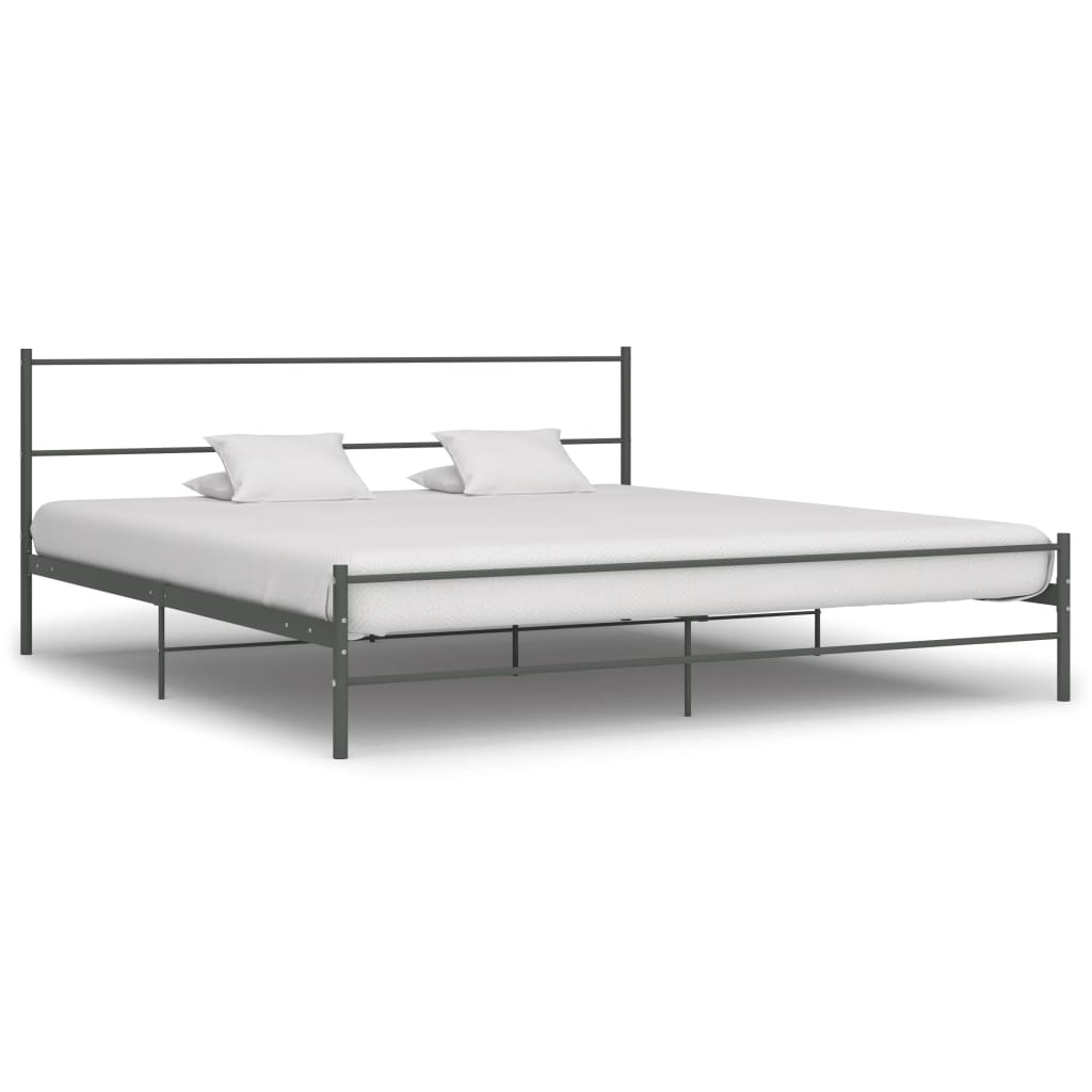 284694 Bed Frame Without Mattress Metal