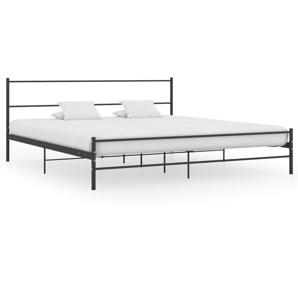 284694 Bed Frame Without Mattress Metal