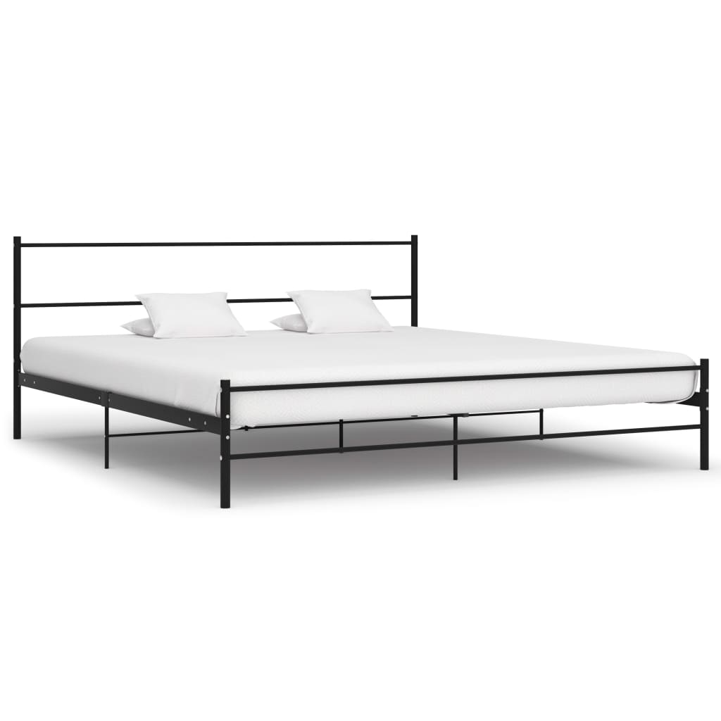 284694 Bed Frame Without Mattress Metal