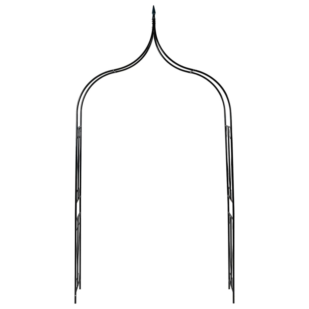 Garden Arch Dark Green 120X38X258 Cm Iron