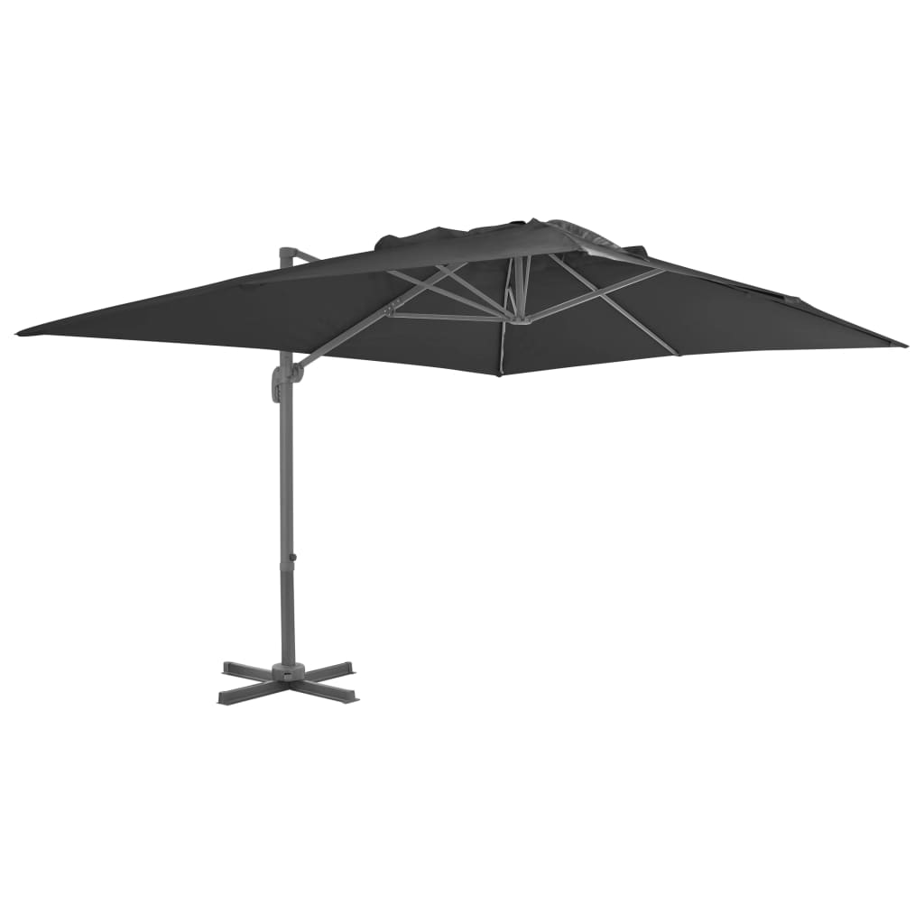 Cantilever Garden Parasol With Aluminium Pole 4X3 M