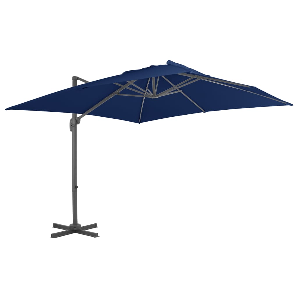 Cantilever Garden Parasol With Aluminium Pole 3X3 M