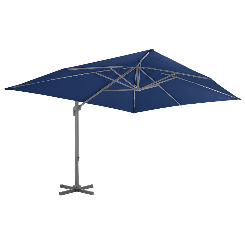 Cantilever Garden Parasol With Aluminium Pole 4X3 M
