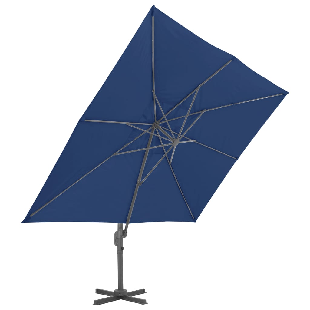Cantilever Garden Parasol With Aluminium Pole 4X3 M