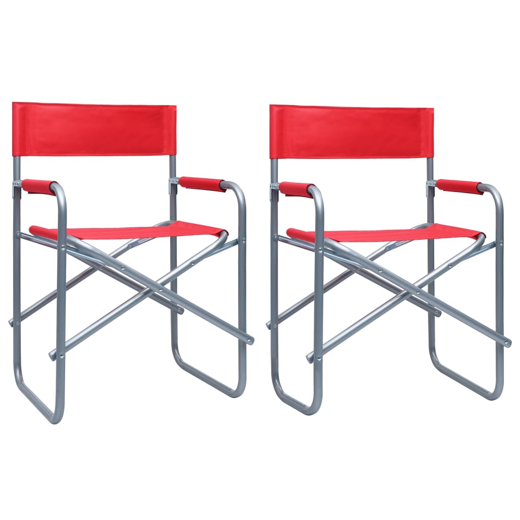 Director's Chairs 2 Pcs Steel