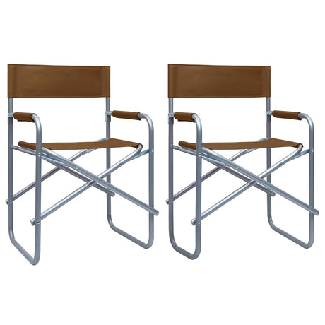 Director's Chairs 2 Pcs Steel