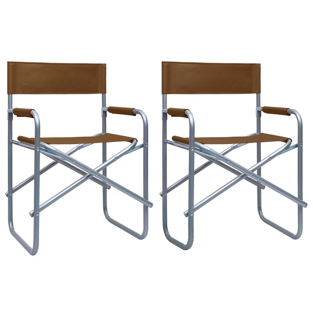 Director's Chairs 2 Pcs Steel