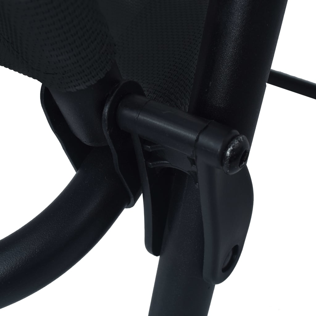 Folding Garden Chairs 2 Pcs Texilene