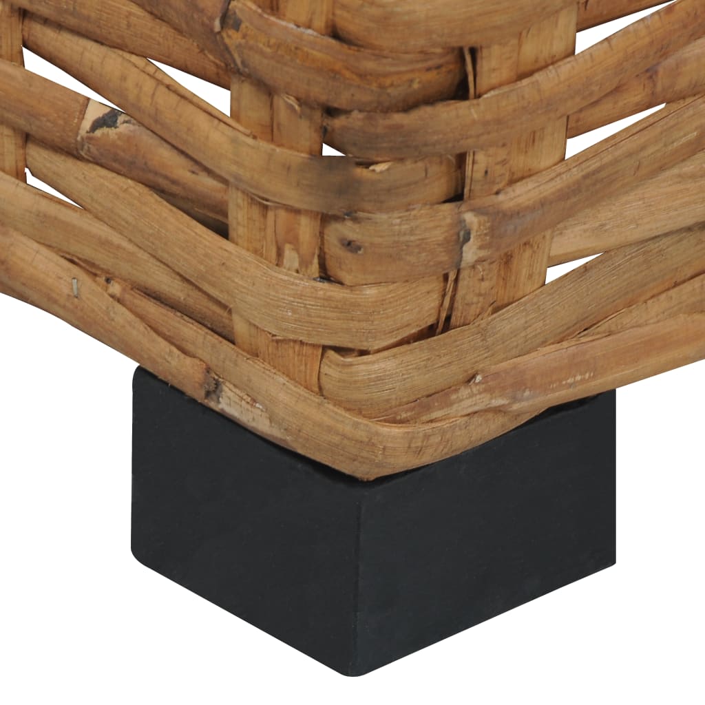 Coffee 47X47X28 Cm Natural Rattan