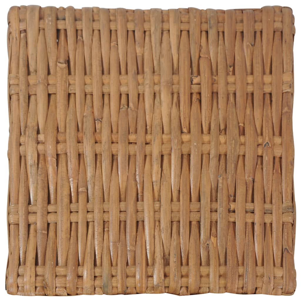 Coffee 47X47X28 Cm Natural Rattan